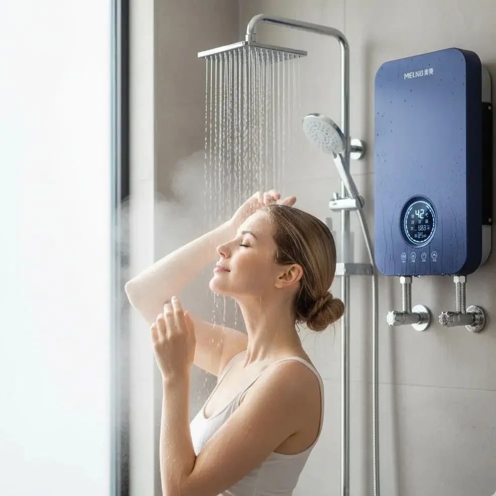 

Небольшой домашний безрезервуарный электрический водонагреватель — постоянная температура, быстрый нагрев, переменная частота (ванная комната)