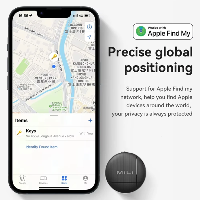 Google Find My Device Gps Tracker For Apple Android Locator Tags Device Security Alarm Anti-Lost Alarm Portable GPS Tracker 2025 - Detail 1