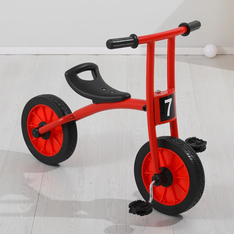 Hot single-speed steel children's bicycle with ordinary pedal tricycle design toys for school use