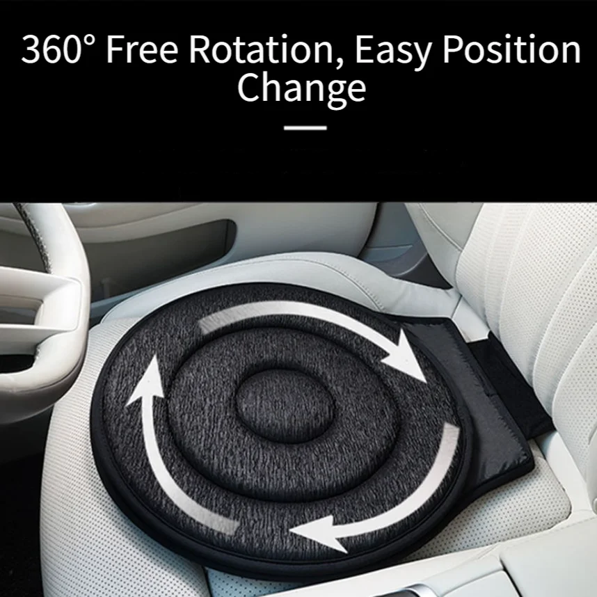 Transfer Aid Pad 360 Swivel Cushion Breathable Polyester Fabric Sponge And Cloth Construction For Vehicle Use For Car Seats