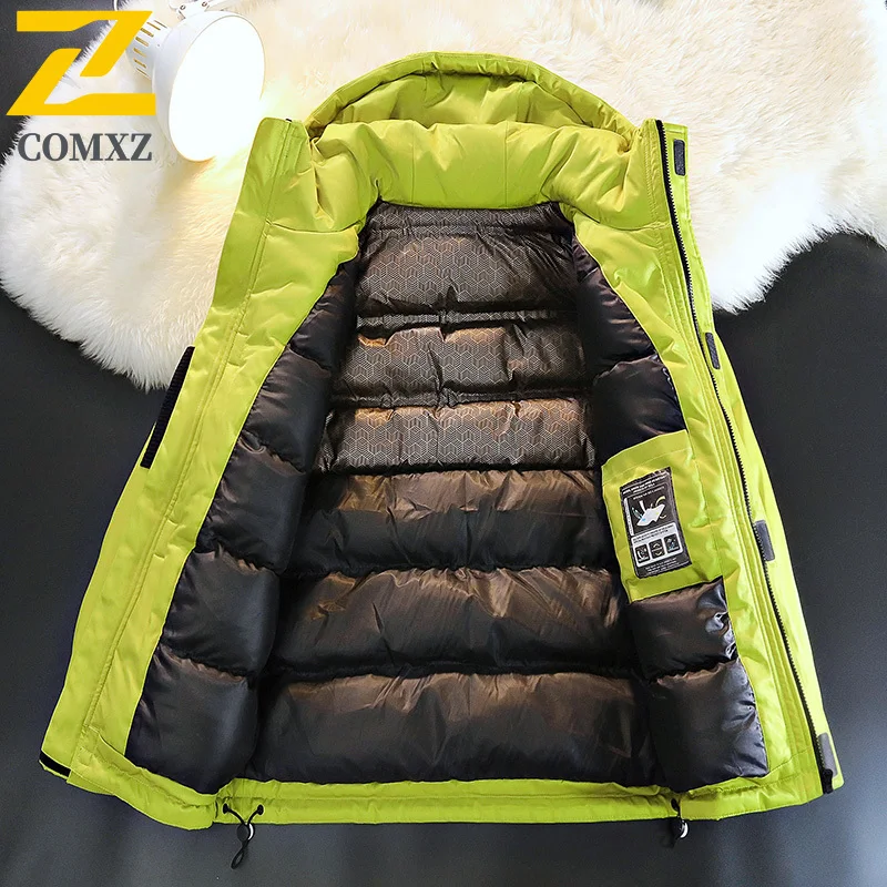 2025 الشتاء سترة النساء الرجال موضة عادية سميكة الباردة واقية يندبروف القطن معطف مبطّن اليابانية فضفاضة الدافئة مقنعين سترة