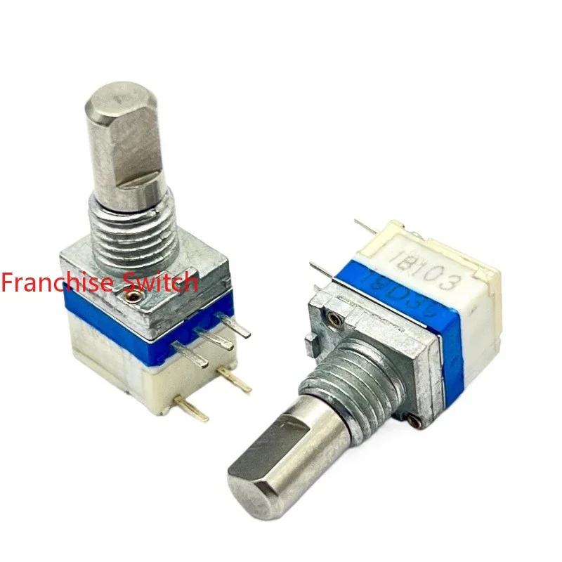 20PCS Walkie-talkie volume switch potentiometer B103 knob B10K shaft 13mm