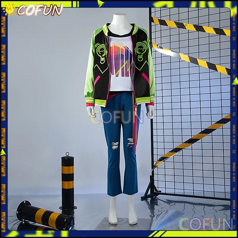 COFUN [Customized] Vtuber Nijisanji Inami Rai Half Anniversary Cosplay Costume Game Suit Uniform Halloween Party Outfit