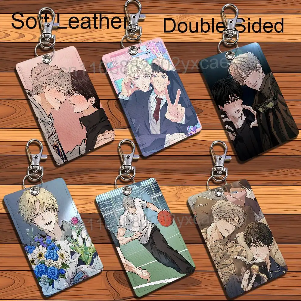 Llavero de moda con diseño de escenario de dibujos animados y cantante de anime, colgante para bolso, tarjetero para tarjetas de identificación, tarjetas de acceso y tarjetas de autobús, bonito para adultos