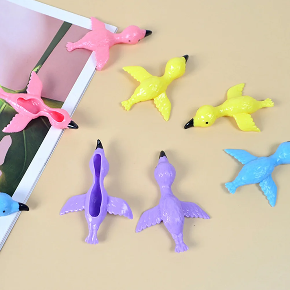 12 Pcs Toys Projectile Children Finger Kids Mini Fingertip Elastic Plaything Funny