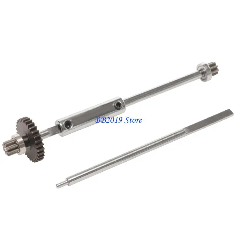 Eixos centrais metal com distância entre eixos ajustáveis ​​q0kb, fácil instalação para carros 1/28 com alcance 96-122mm,