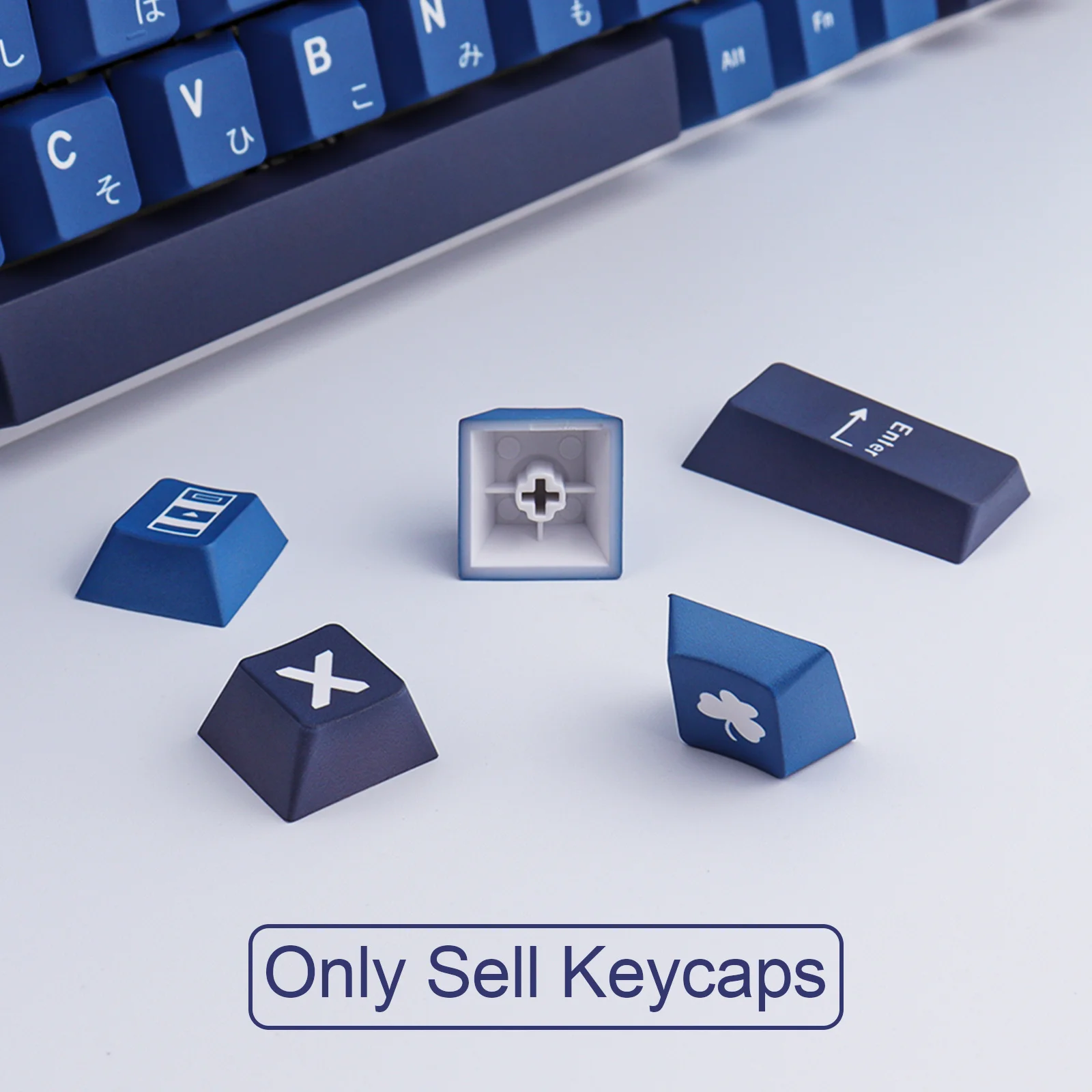Set Keycap Striker GMK 151 TombolPBT Keycap Profil Ceri DYE-SUB Keycap Pribadi untuk Cocok dengan Keyboard Mekanis MX Switch