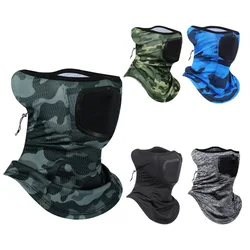 Dust Sun Protection Cool Face Mask Scarf Lightweight Windproof Breathable Fishing Hiking Running Cycling Skating Neck Gaiter