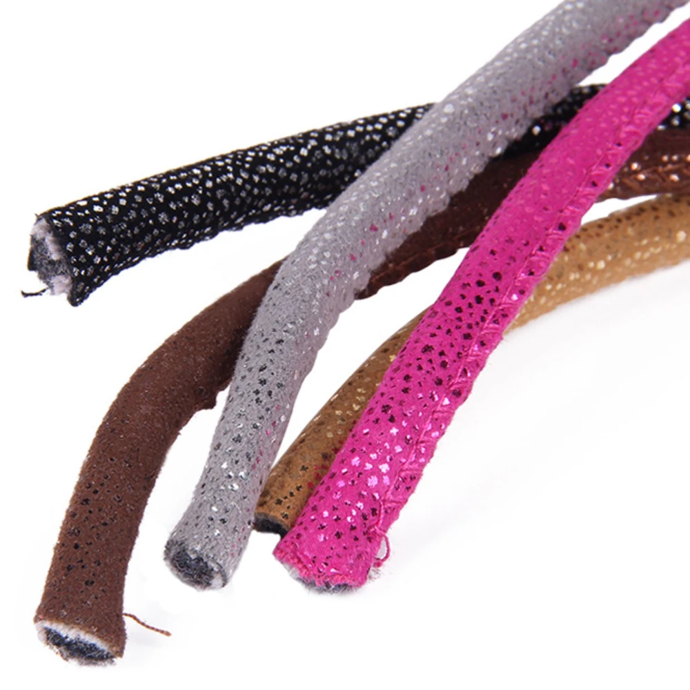 REGELIN 2meters Colorful PU Leather Strap Findings Round Faux Leather Cord String Rope DIY Necklace Bracelet Making