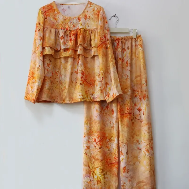 ensemble-haut-de-gamme-en-soie-et-coton-a-manches-longues-et-pantalon-long-avec-dentelle-double-couche-vetements-d'interieur-anti-transparence-en-soie-veritable