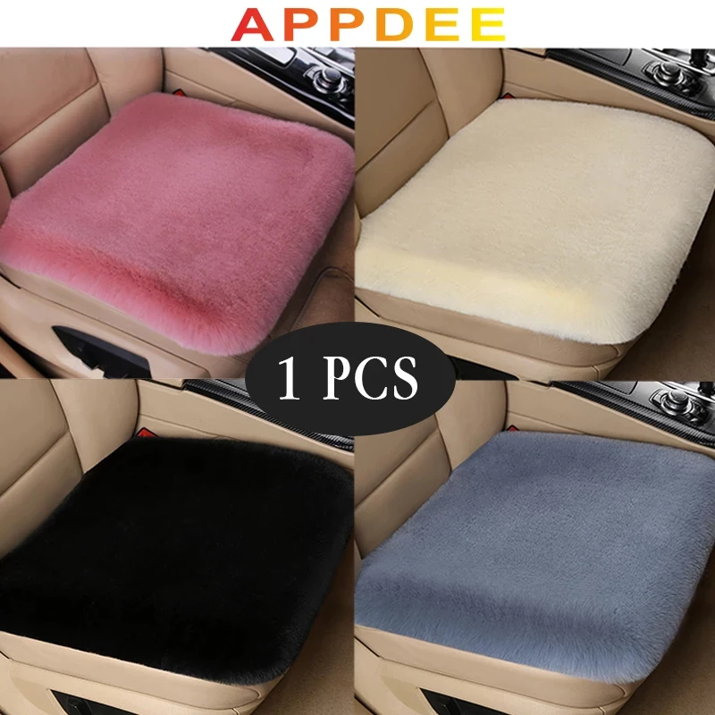 Plush Seat Cover Cushion For Chevrolet Citroen Infiniti HAVAL Peugeot Winter warm Plush Seat Protector Interior Accessories