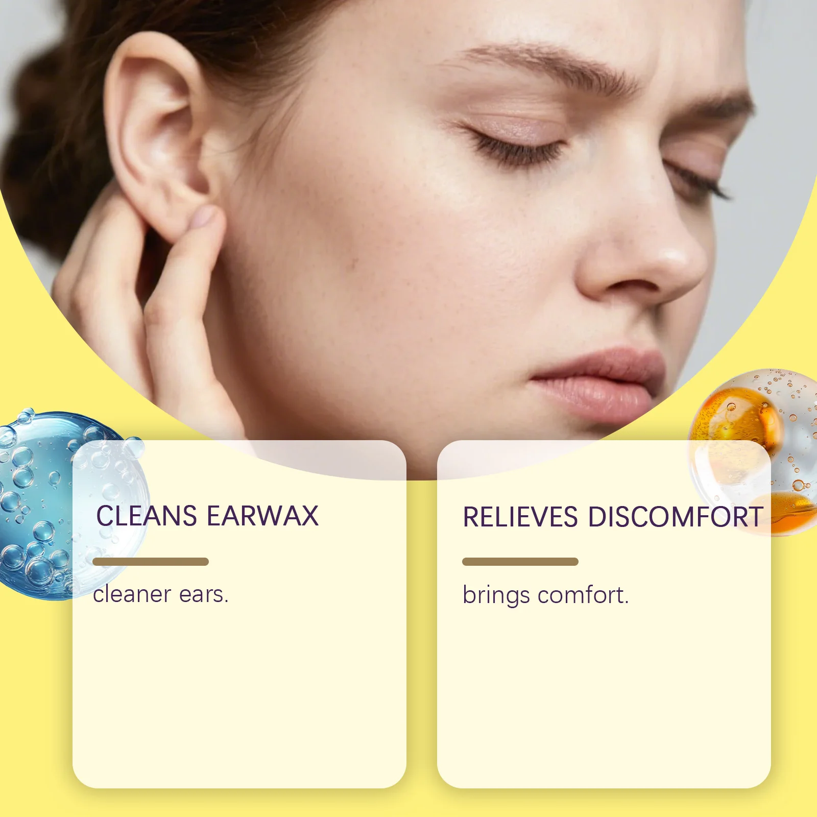 

Спрей для облегчения шума, улучшающий прослушивание, успокаивающий спрей для ушей, зуд, дискомфорт, очистка от потери слуха, засорение ушной серы, спрей для ухода за Otitis