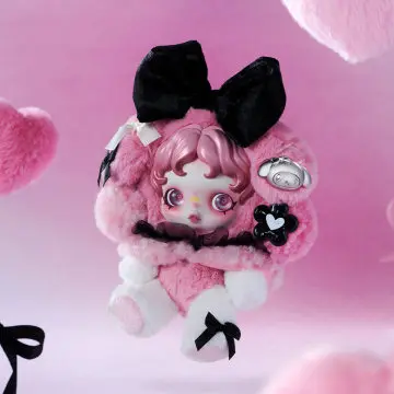

POP MART SKULLPANDA My Melody Collaboration — Оригинальная коллекционная подвесная карточка, лимитированная серия, кавайный дизайн, трендовая