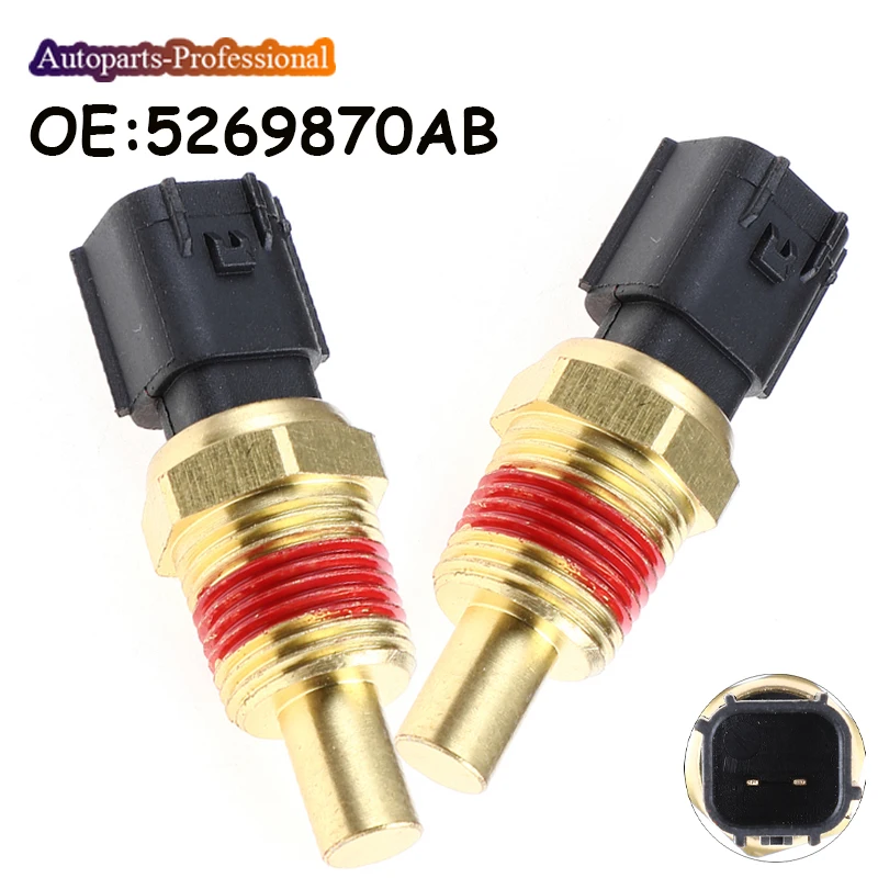 Датчик температуры охлаждающей жидкости 5269870AB для Chrysler 300 Aspen LHS Pacifica Dodge Durango RAM Viper Jeep Plymouth Mini Cooper Датчик температуры охлаждающей жидкости 5269870AB для Chrysler 300 Aspen LHS Pacifica Dodge Durango RAM Viper Jeep Plymouth Mini Cooper