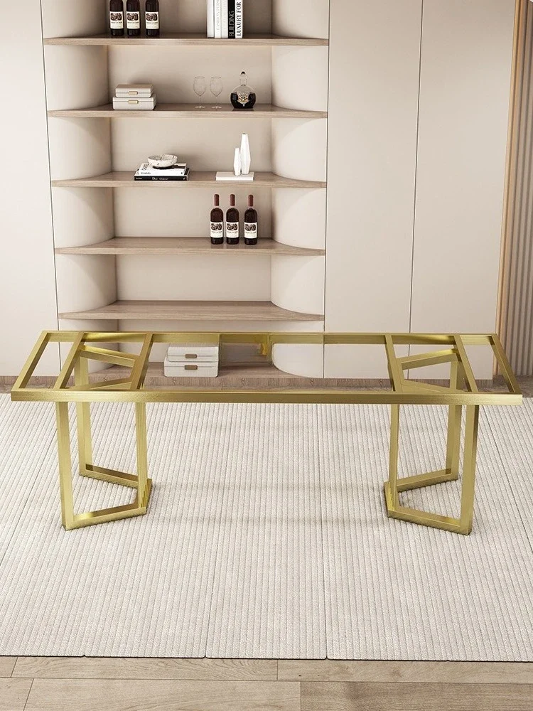 Spot Rock Platte Beine Halterung Edelstahl Füße Büro Esstisch Rack große Platte Teebasis Marmor Tischfüße