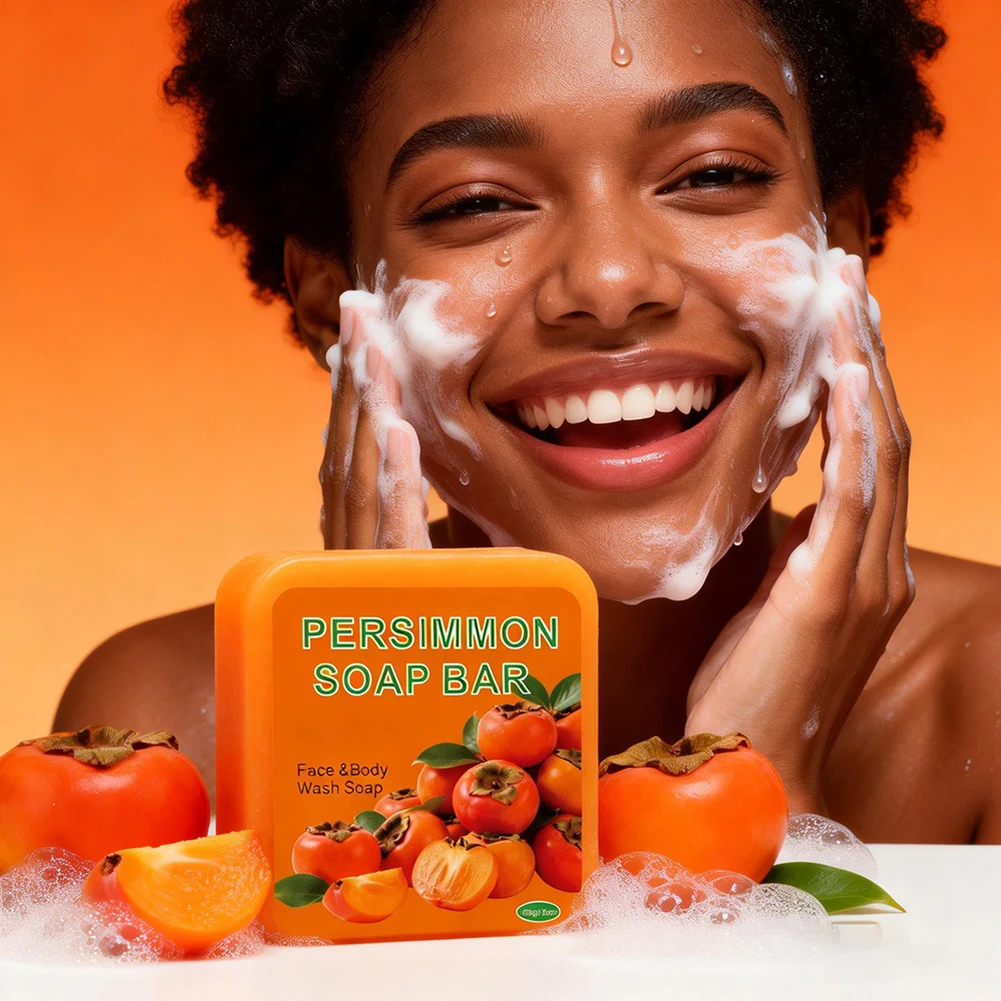 Natural Persimmon Soap Eliminates Nonenal And Body Odors Effectively Gentle Handmade Formulas For Sensitive Skin Elderly Care