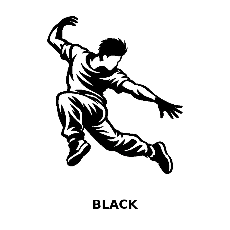 Freerunner Jump Silhouette Car Decal Sticker 15cm 21cm Waterproof Vinyl Sports Auto Body Window SUV Sedan