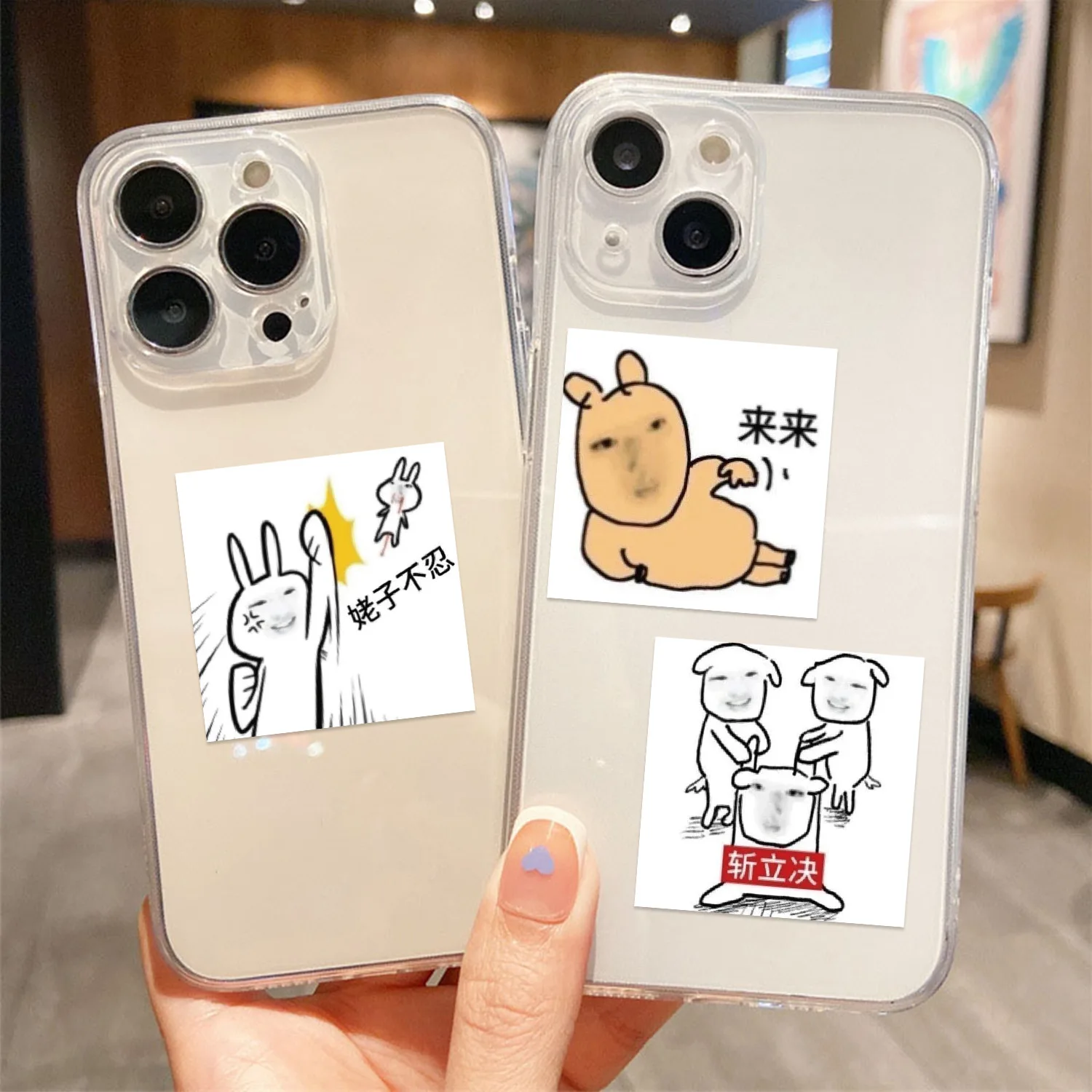 62Pcs Sakuya Sticker Account Material Phone Case Laptop Luggage Water Cup Waterproof Stickers