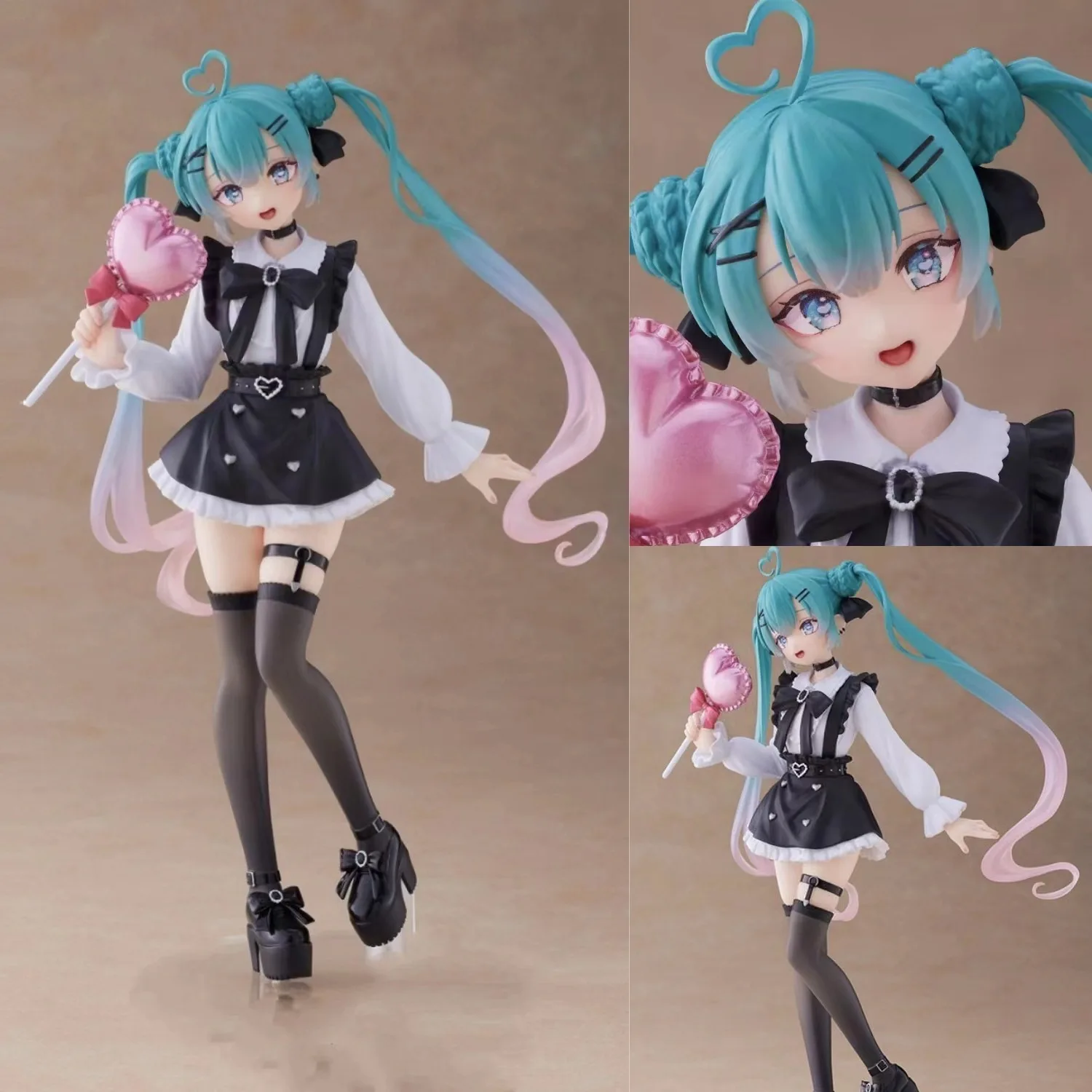 Japanse Anime-Films Rond Hatsune Miku Lolly Meid Handgemaakte Model Desktop Ornamenten Kinderspeelgoed Verjaardagscadeaus.