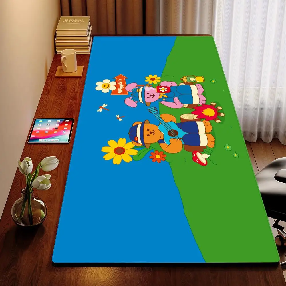 لوحة ماوس Wiggles Wiggles MouseMat XXL ملحقات الكمبيوتر لوحة مفاتيح كبيرة لطاولة الكمبيوتر المحمول المنتج الجديد لألعاب الألعاب