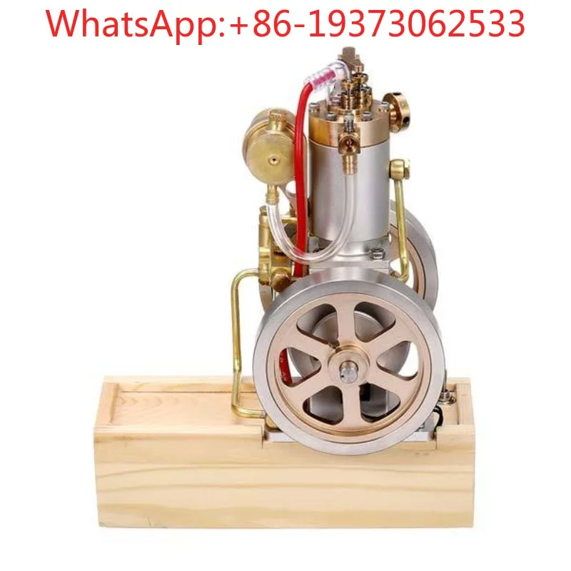 Mini Single Cylinder Water-cooled Engine Engine Model Metal Toy Startable Model Walking Tractor