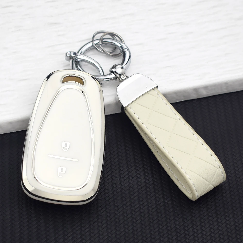 TPU Car Key Case Cover for Chevrolet Malibu Blazer Traverse Seeker Onix Equino Volt Bolt Trax Orlando Cruze Spark Sonic Camaro