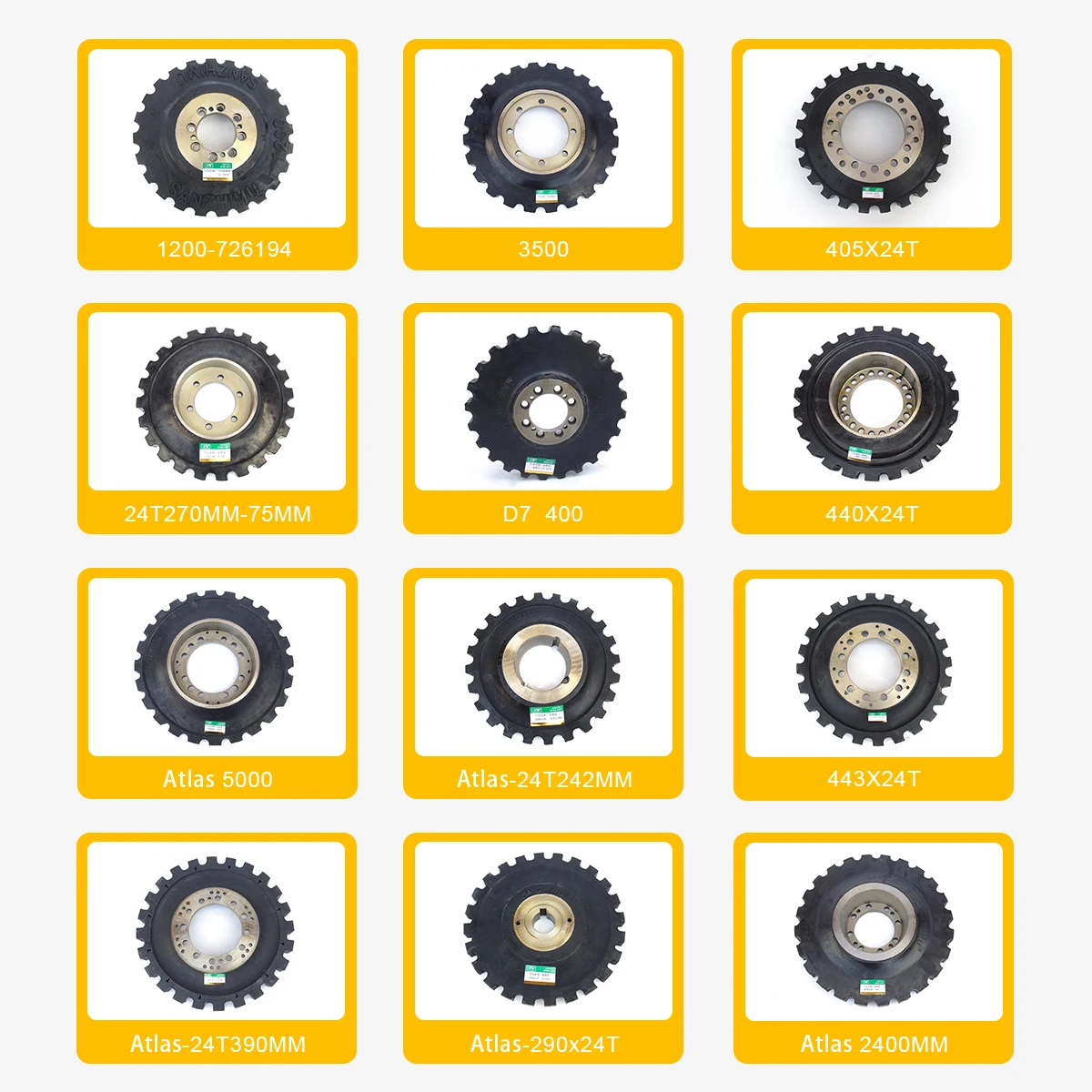 Acoplamento de borracha flexível do compressor de ar HotOEM 1604140800