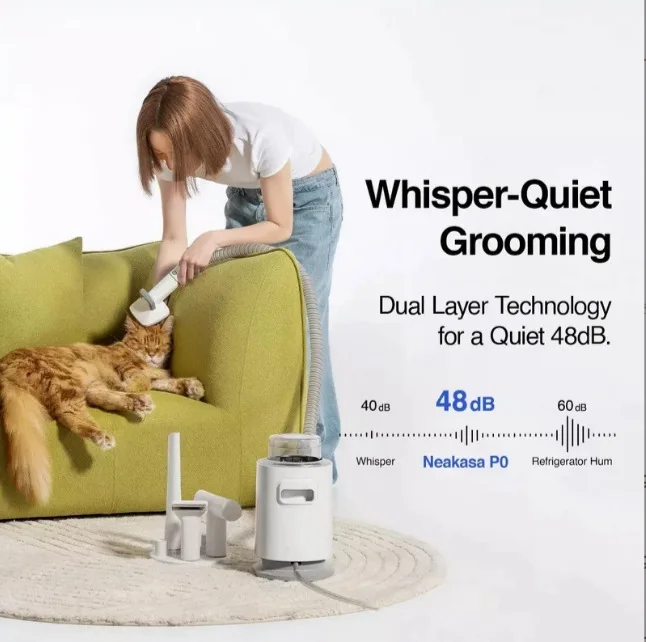 USMILEPET Factory Direct Pet Hair Vacuum Grooming Kit 5 in 1 Dog Grooming Kit for Shedding Grooming and Pet Vacuum for Dog Hair