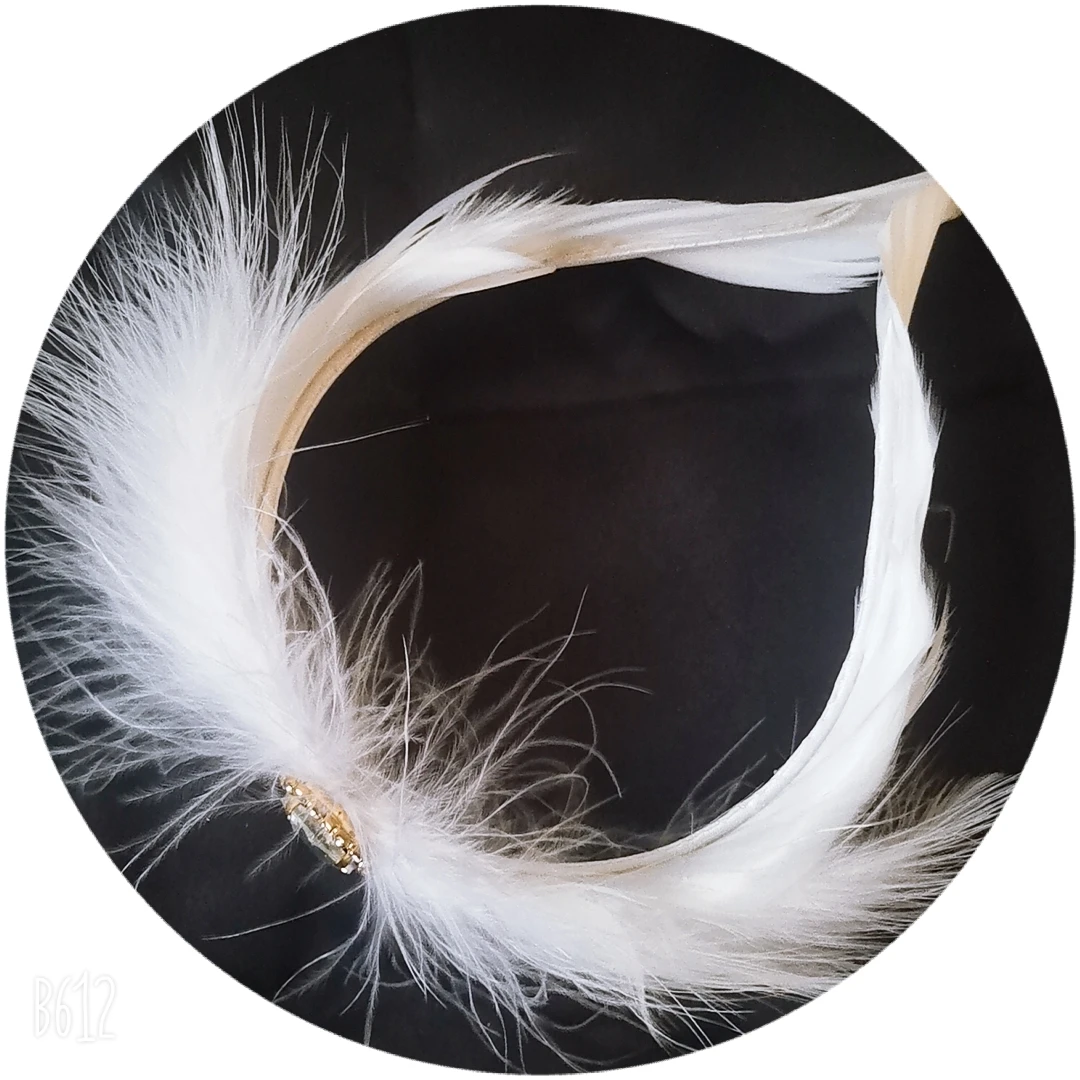 2024 New Swan Lake Headwear  Feather ballet costume accessories Headwear