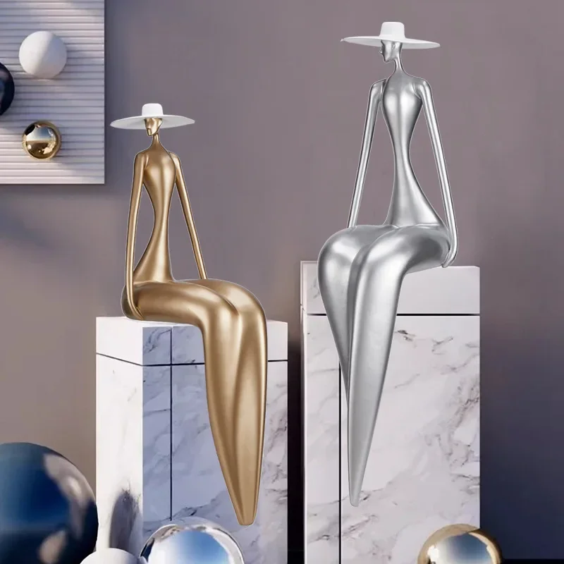 TAO Artistic figures sculpture living room decoration creative entrance hotel lobby pedestrian abstract ornament