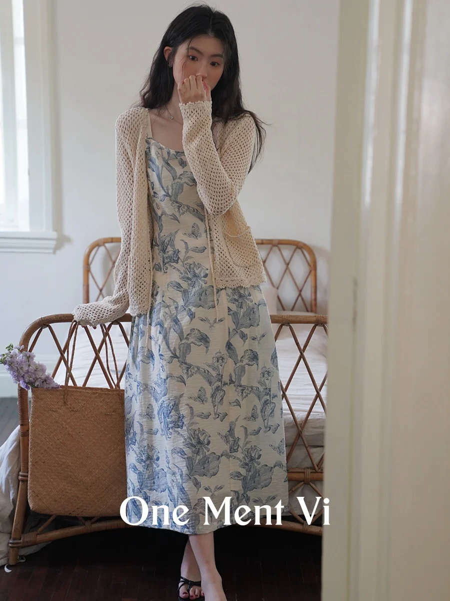 Robe rétro taille haute Svel ter Dr pour femmes, Vintage, taille froncée, imprimé Floral, pour voyager, été