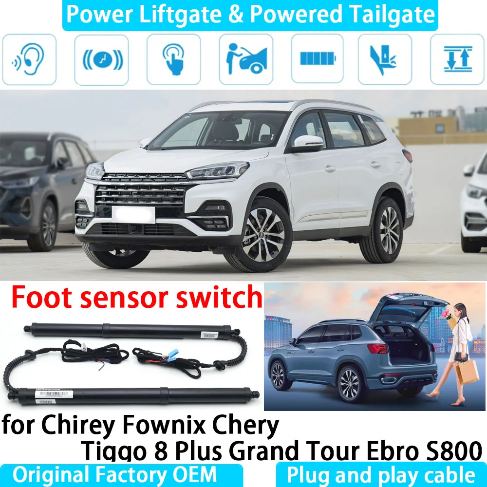 

for Chirey Fownix Chery Tiggo 8 Plus Grand Tour Ebro S80 Automatic Electric Power Liftgate Powered Tailgate Strut Tail Gate Lift