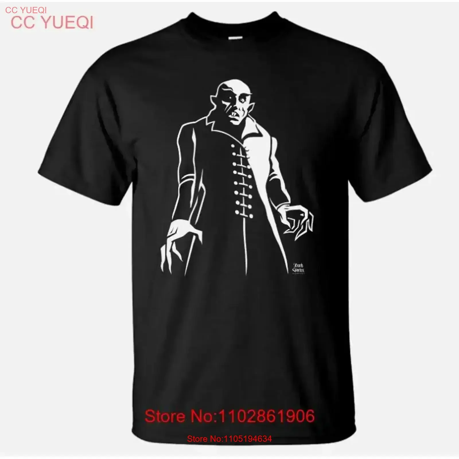 

Nosferatu T Shirt Classic Horror Movie Vampire Size S 2XL vintage Washed homme Casual fashion Unisex Comfortable streetwear