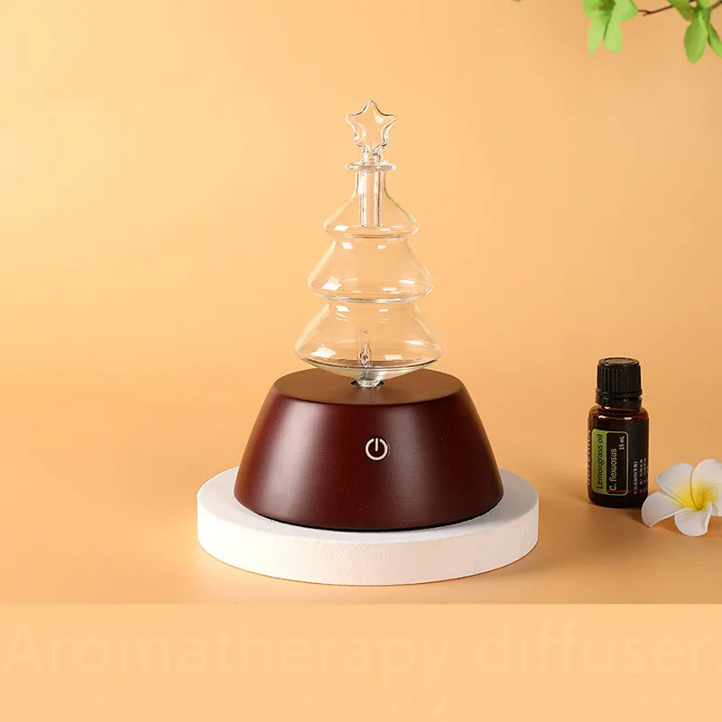Difusor de aceites esenciales sin agua, nebulizador recargable de madera, vaporizador de aromaterapia, fragancia para habitación para el hogar, 30ml