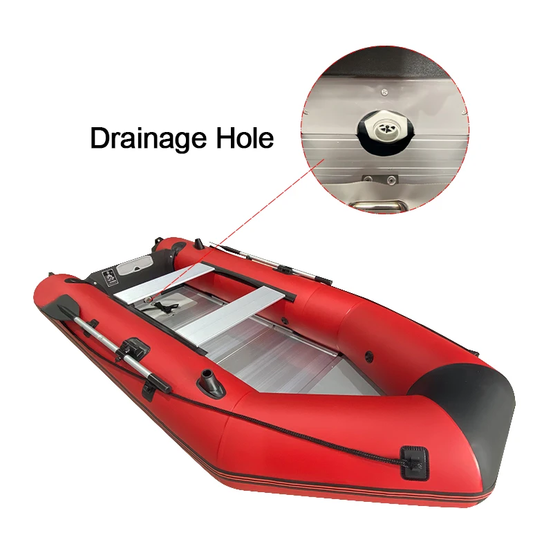 

11.8ft Assault Fishing Boat Aluminum Floor Thickened Inflatable Rescue Kayak Sport Tender Boat For Scuba Diving