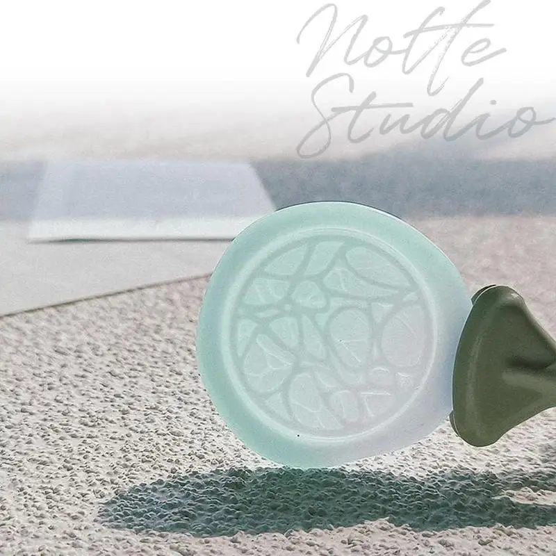 Nuevo sello de cera de 30mm, cabezal de latón ondulado, sello en relieve, cabeza Mental, relieve 3D, sello de pintura de fuego, juguete DIY, sellado de sobres para álbum de recortes