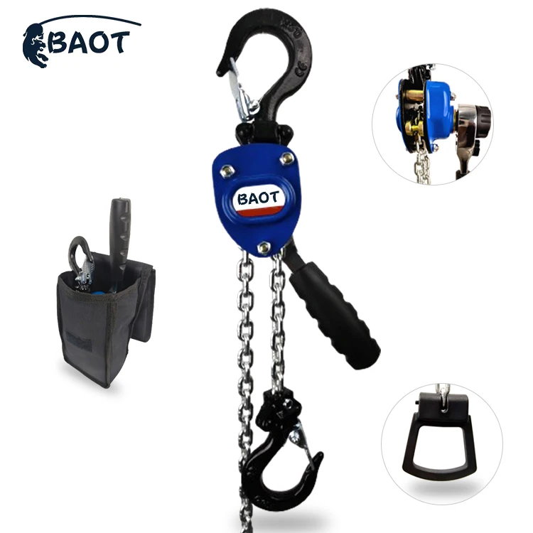 New 250KG Mini Lever Hoist Aluminum Body Portable Hand Chain Block DIY Home Repair Retail Narrow Space Working - view 2