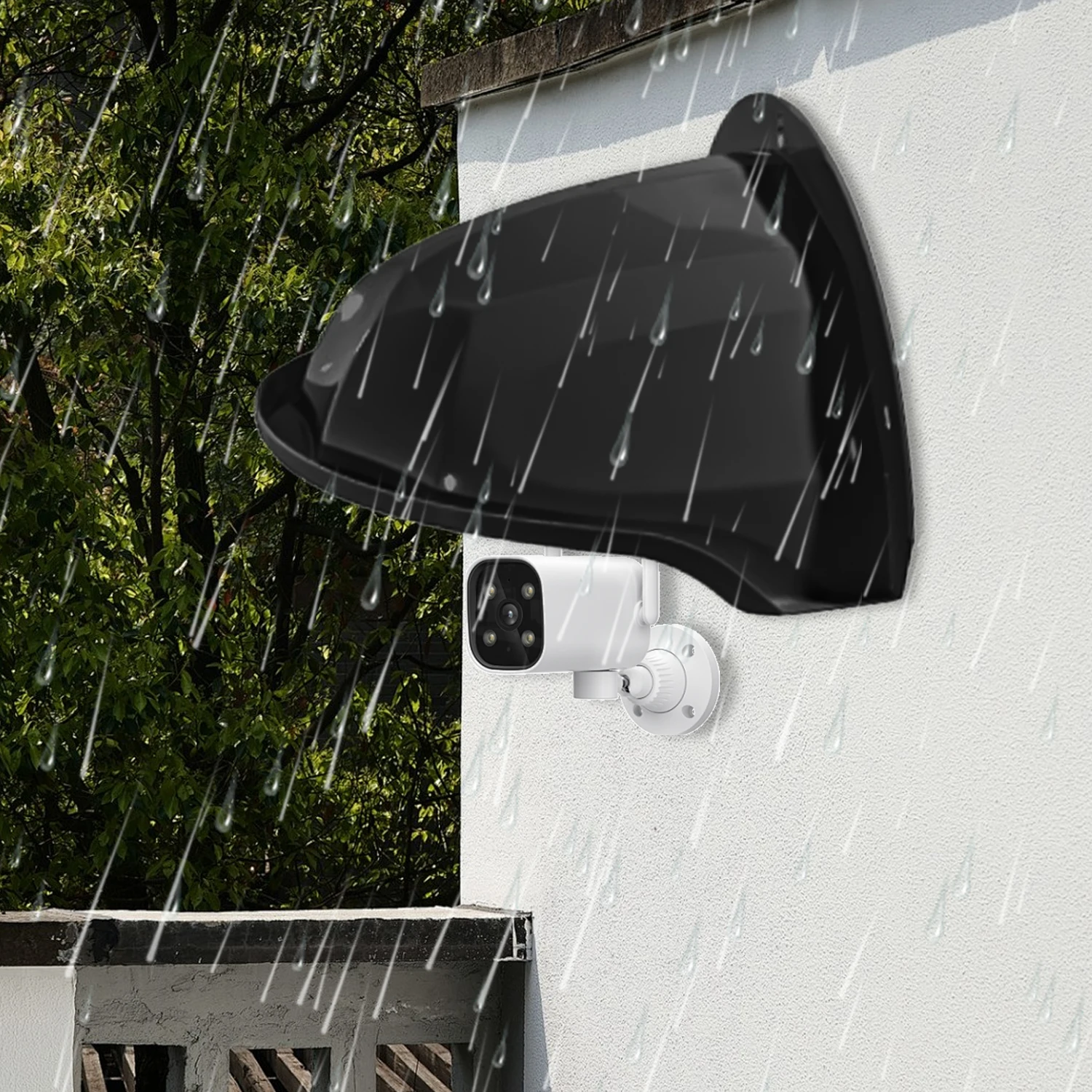 Outdoor Monitor Camera Rain Cover Security Cameras Dustproof Sun-proof Protector Waterproof Shade Covers Easy to Install