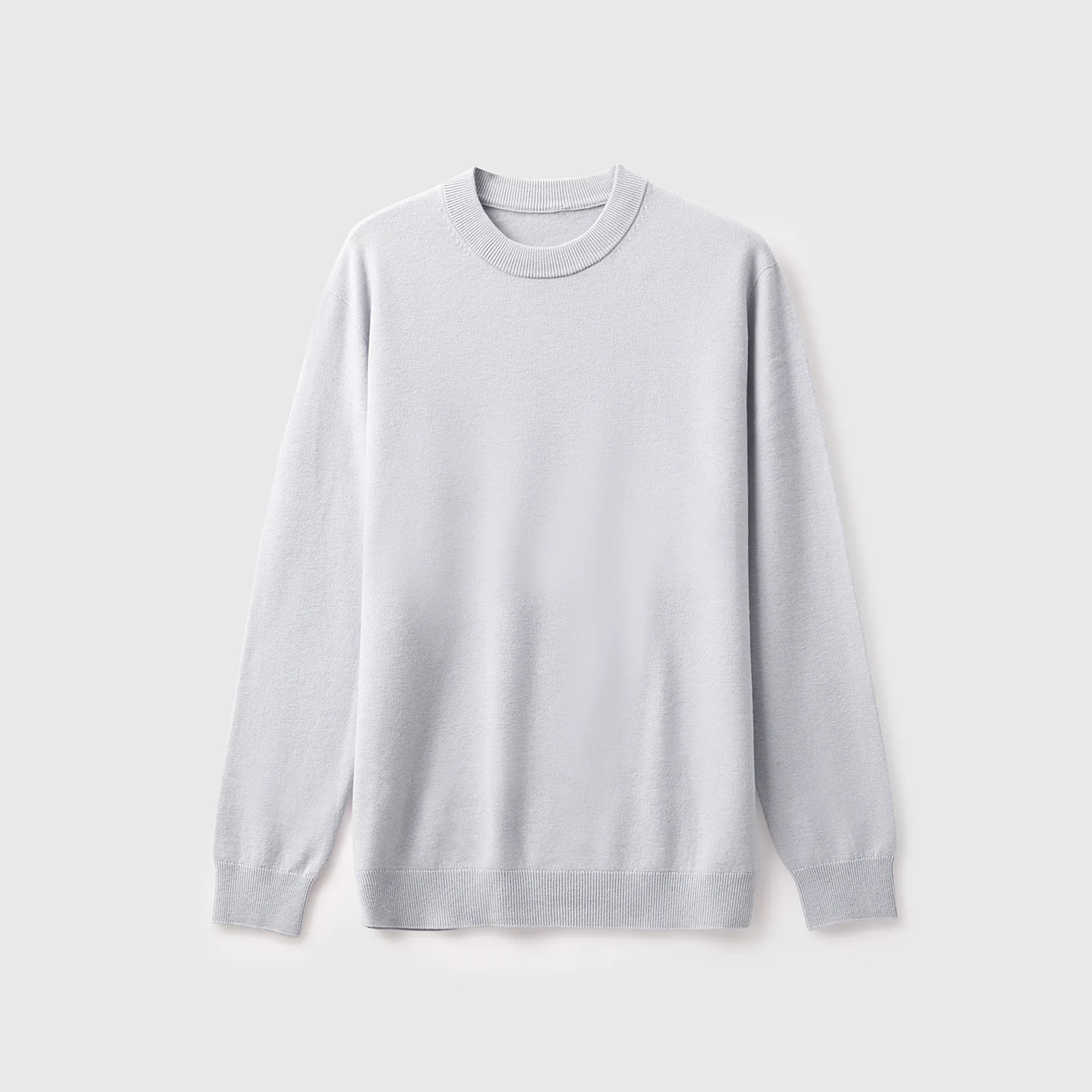 

Мужской вязаный свитер с круглым вырезом и длинными рукавами, теплый, облегающий, повседневный, дышащий, цветной, в корейском стиле