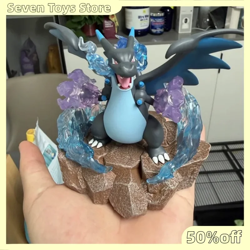 ポケモン-ゲンガー-ガーデヴォア-ルカリオ-ティラニタール-ディアラ-ゲンガー-バトルシーン-ライトアップフィギュア-コレクタブルジオラマ-デスクトップデコレーション-大人ファン向け