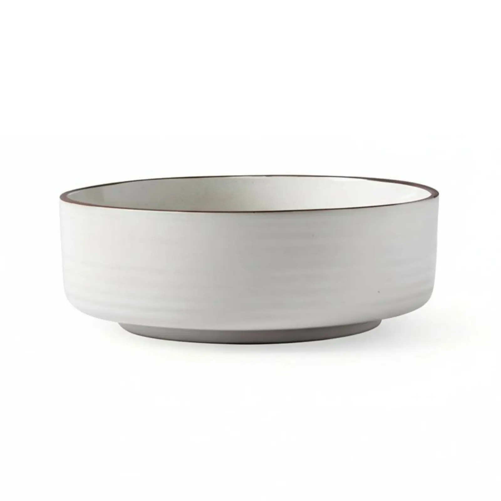 Ceramic Dinnerware Set, Nordic Minimalist Style, Bowl and Plate Set, Large Capacity, Multiple Designs, For Adults view 5