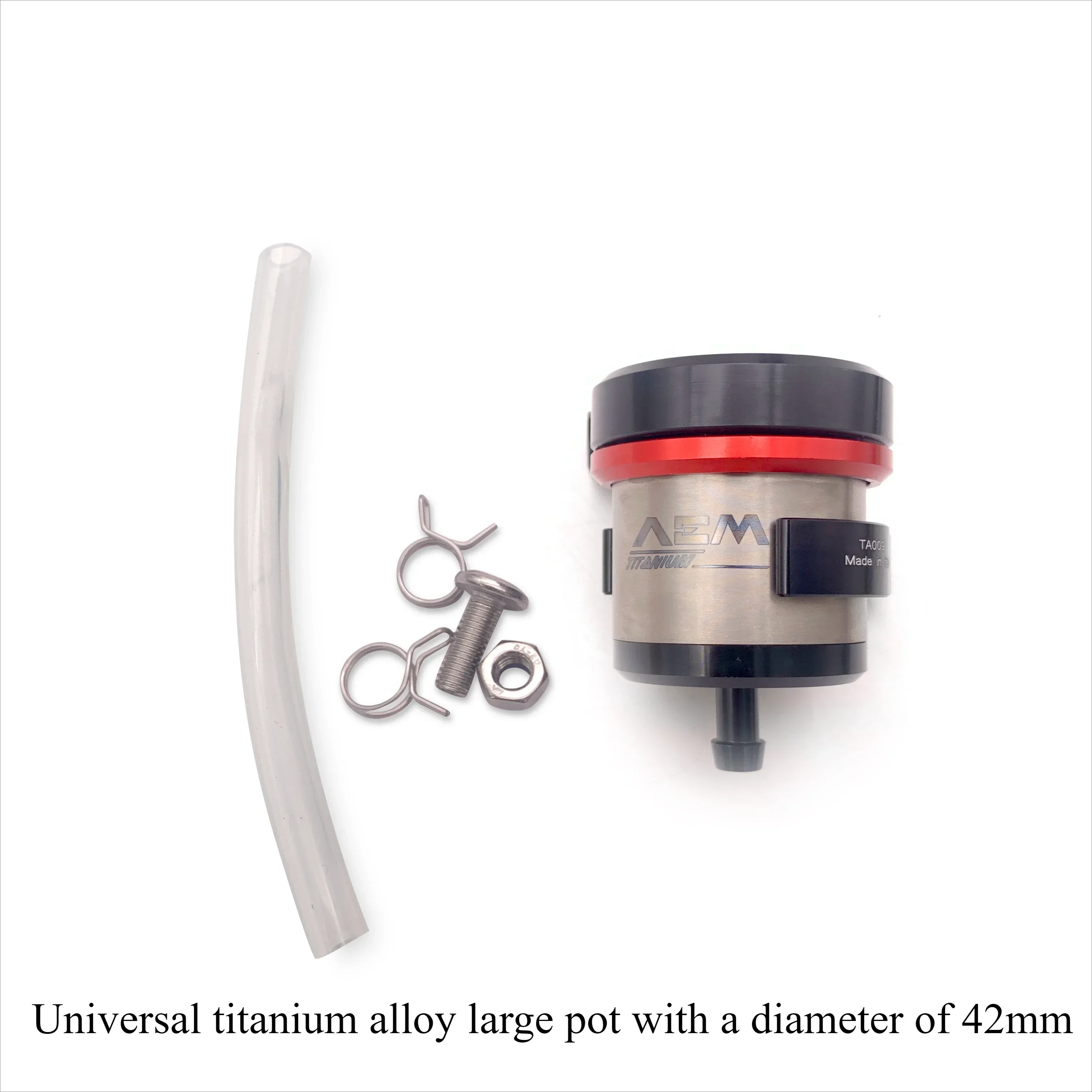 AEM Oil Cup Integrated Titanium Alloy for Brembo RCS/CC Direct Push Up Pump Brake AEM Oil Pot