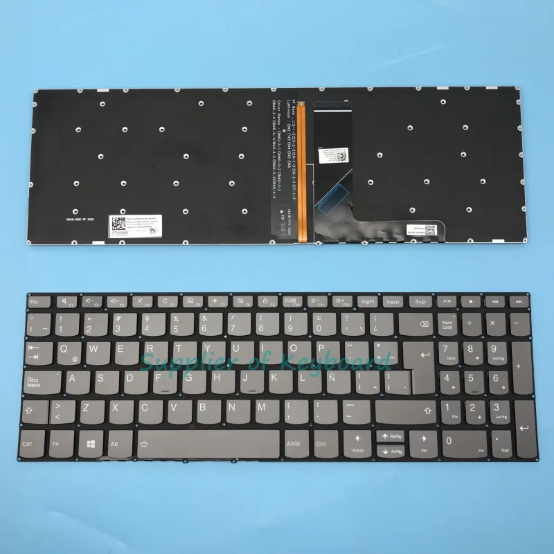 Nuevo teclado AZERTY francés/reino Unido/español/portuga para Lenovo IdeaPad S340-15API S340-15IIL S340-15IML S340-15IWL portátil táctil