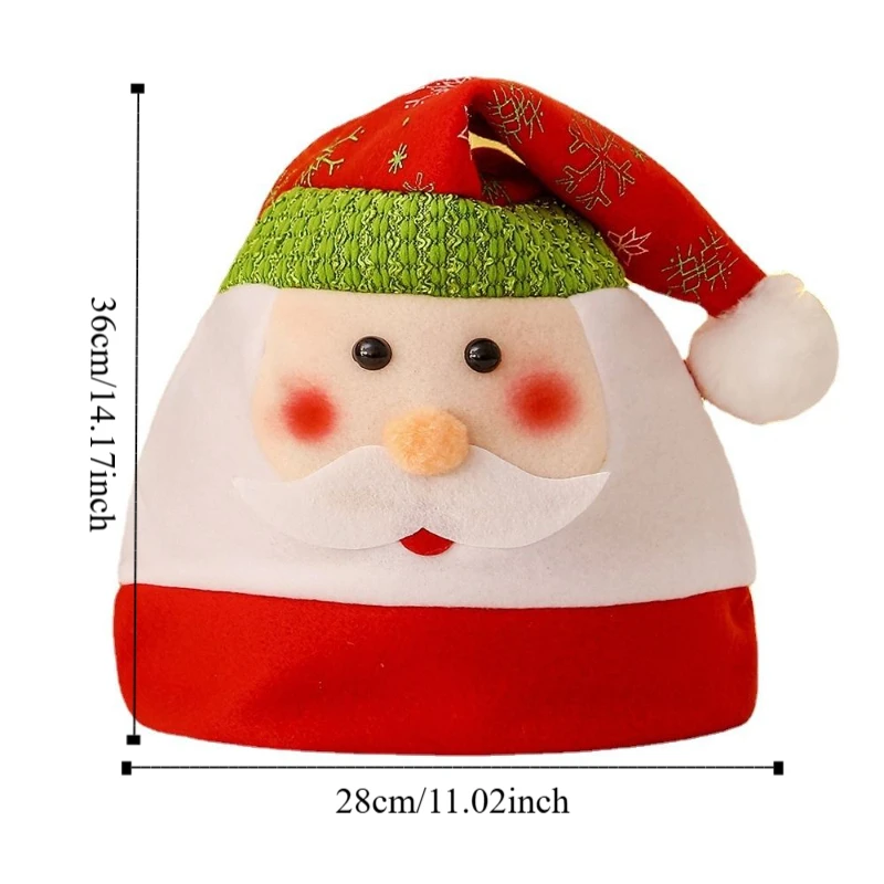 Cute Streetwear For Men  Ball Snowman Beanies Korean Winter Cap Cartoon  Hat Santa Claus Christmas Hat
