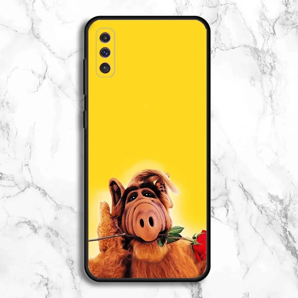 TV Series Alf Phone Case For Samsung Galaxy A13,A21s,A22,A31,A32,A52,A53,A71,A80,A91 Soft Black Phone Cover