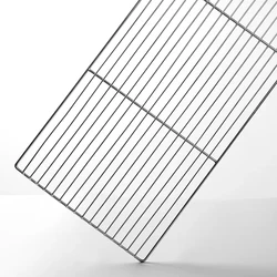 HQ GM01 Stainless Steel Food Grade 28.5/45/50/60/70/80CM Rectangle BBQ Charcoal Grate Barbecue Grill Wire Grid Mesh Net