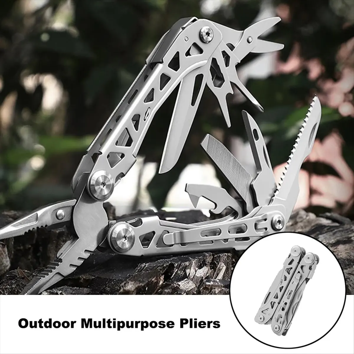 Multitools Hand DIY Multi Tools Camping Multi-Tool Clamp Folding Knives Scissor Cutters Survival Gear Manual Pliers [2026 MOCC]