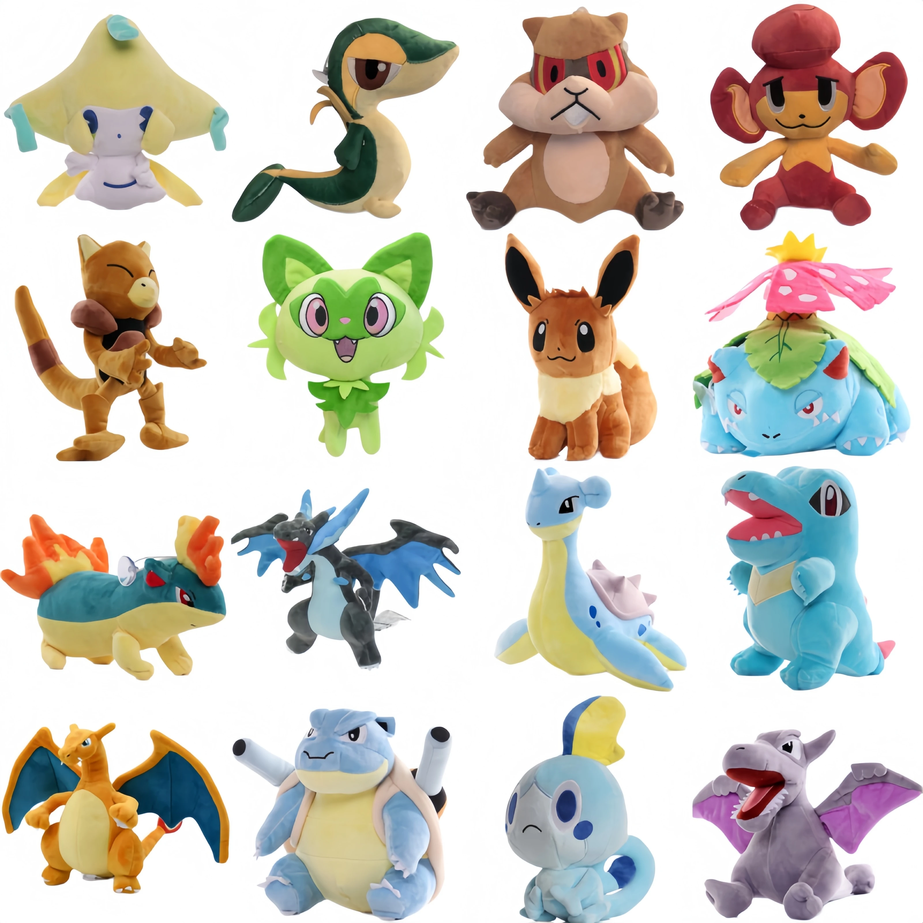 pelucia-pokemon-blastoise-jirachi-totodile-venusaur-boneco-de-pelucia-snivy-patrat-pingente-abra-brinquedos-de-pelucia-pikachu-charizard-x-y