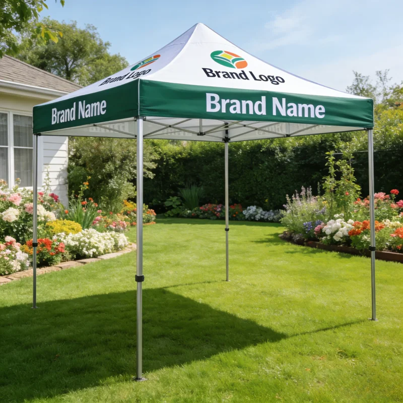 Custom logo Printing Branded 10*10ft Gazebo Awning Pop up Tent Trade Show Booth Aluminum Frame Canopy Tent for Business Event