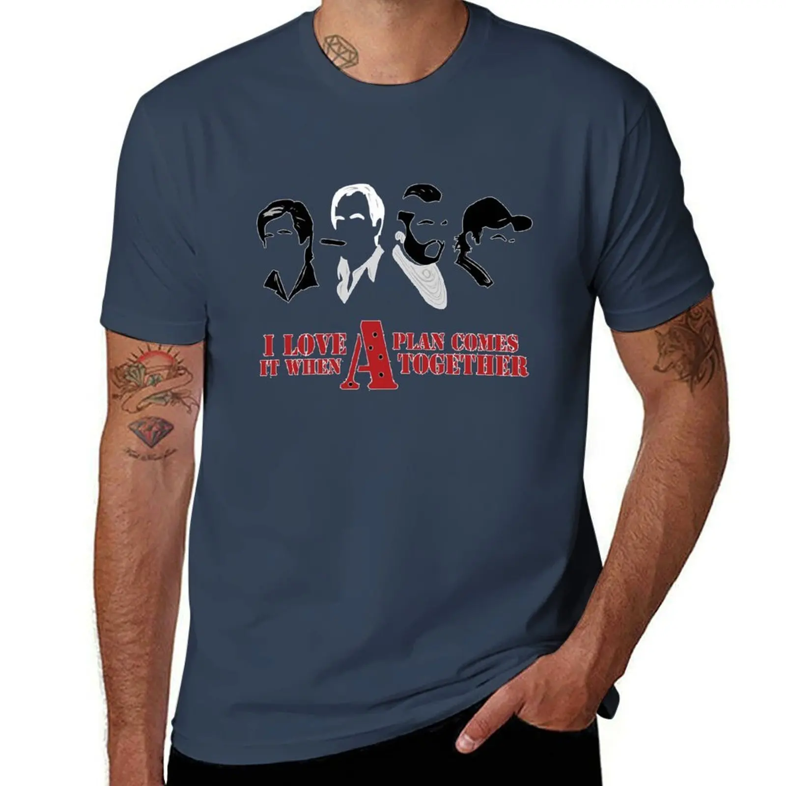 

Together Design A 80's classic When Comes I T.V Plan It Love T-Shirt Soft Lightweight Cotton T-Shirt